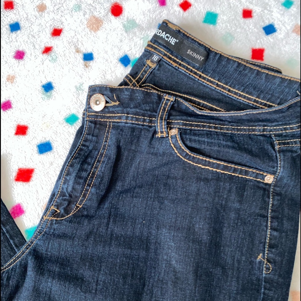 Jordache jeans skinny plus size 16 - Picture 2 of 4